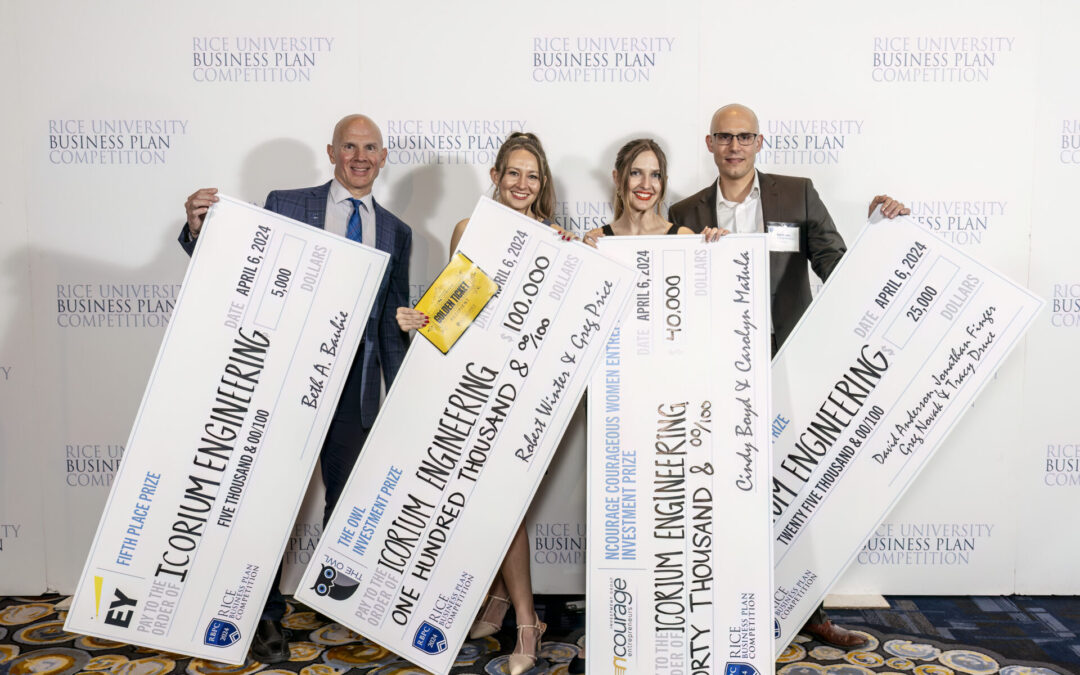 Icorium Wins Big at 2024 Rice Business Plan Competition in Houston.
